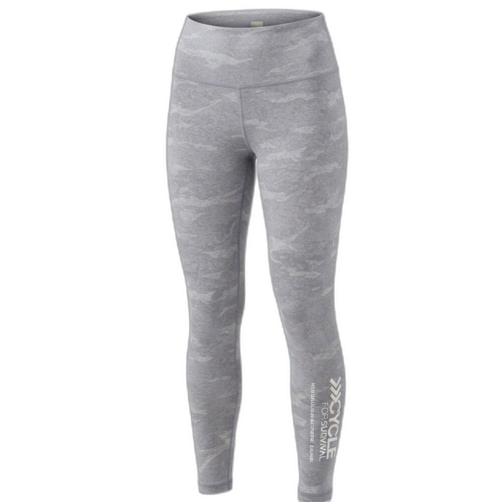 Vuori Clean Elevation Gray Camo Leggings M Cycle For Survival Equinox High Rise